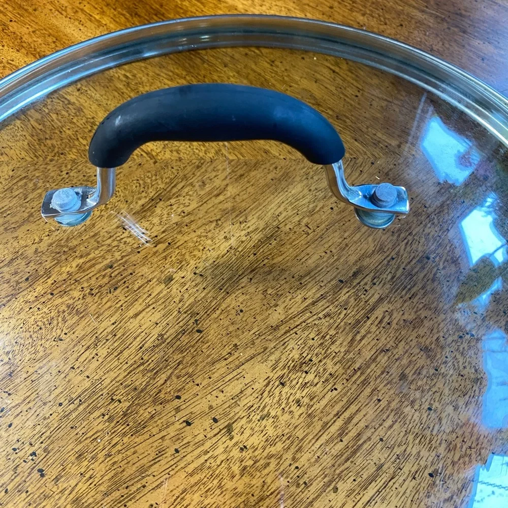 Cuisinart 11 3/4”Glass Lid with Black Handle